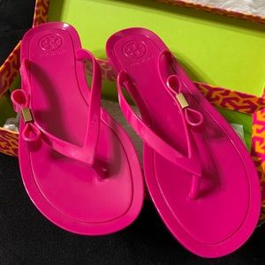 HotPink Tory Burch Jelly Sandals